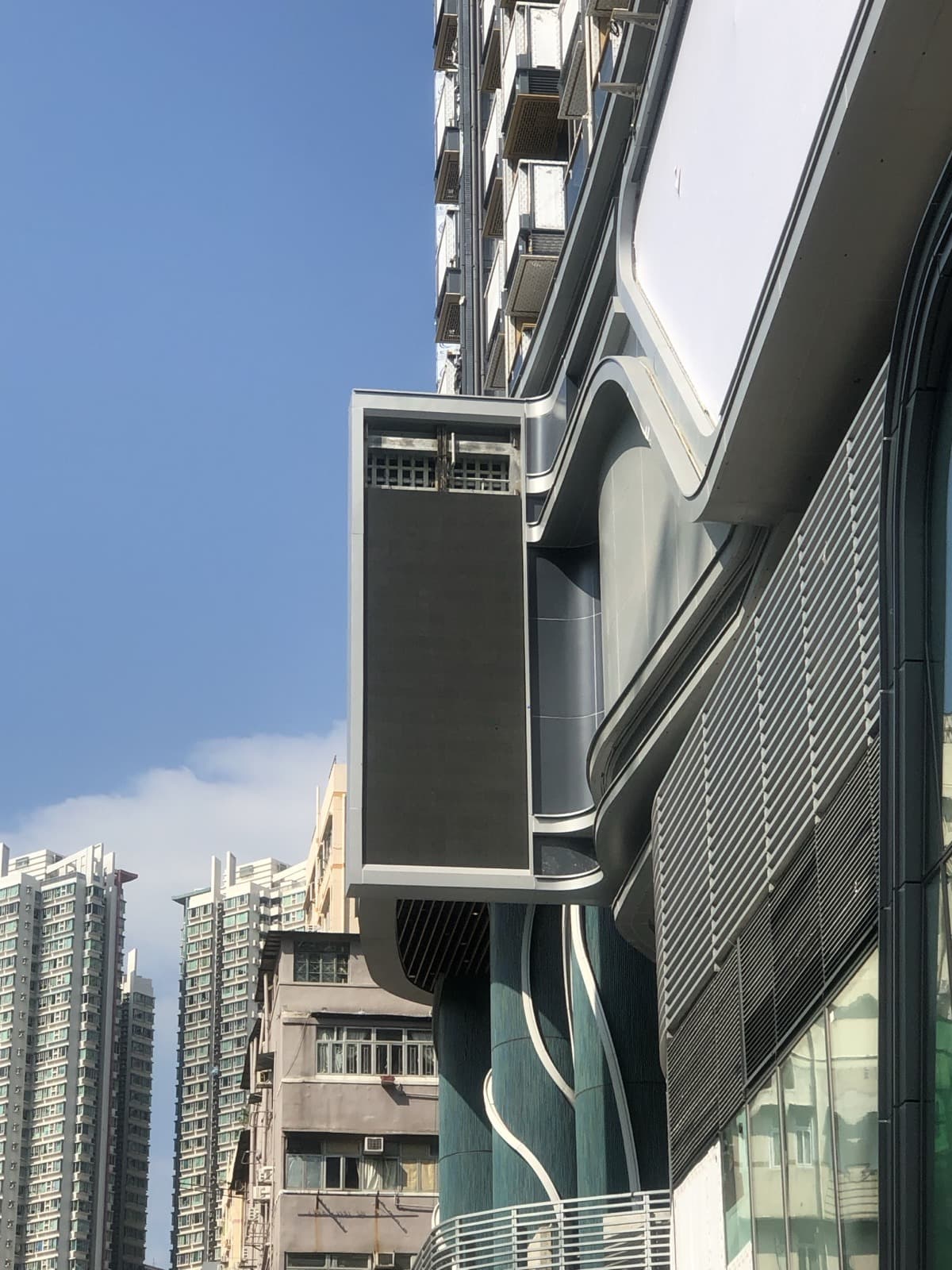 Outdoor LED display, Hong Kong retail installation